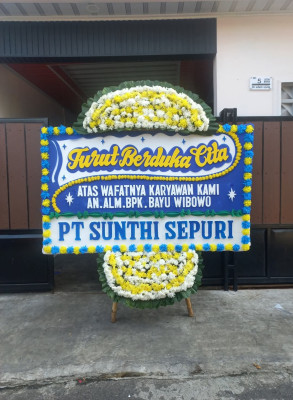 Papan Bunga Duka di Sei Rampah
