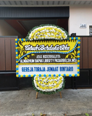 Papan Bunga Duka di Sei Rampah